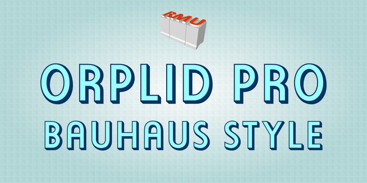 Orplid Pro Shadow Font preview