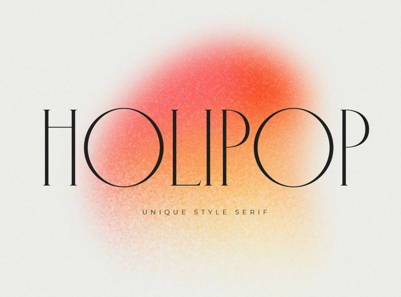 Holipop Regular Font preview