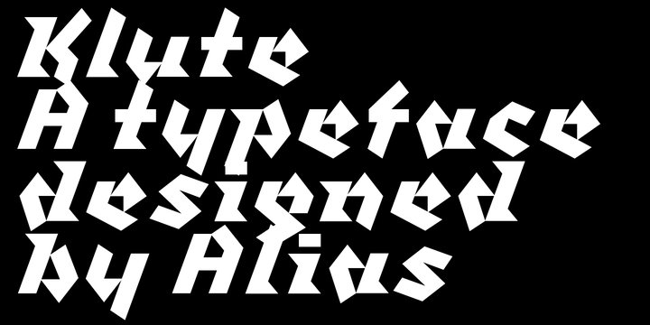Klute Font preview