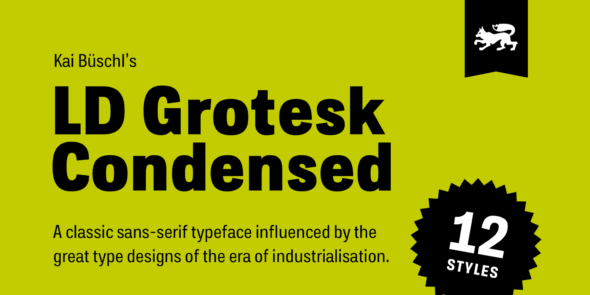 LD Grotesk Condensed Ultra Light Condensed Font preview