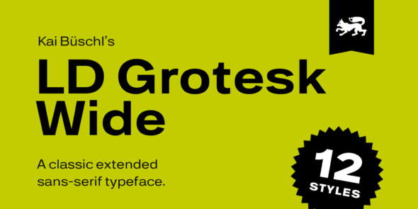 LD Grotesk Wide Bold Wide Font preview