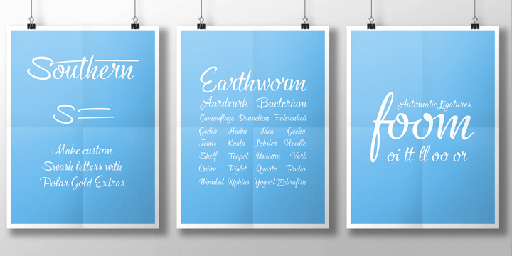 Cold Brew Extras Font preview