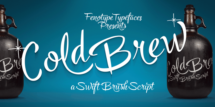 Cold Brew Extras Font preview