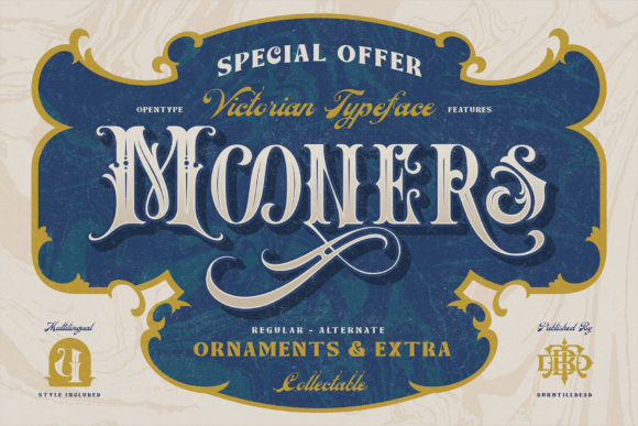 Mooners Font preview