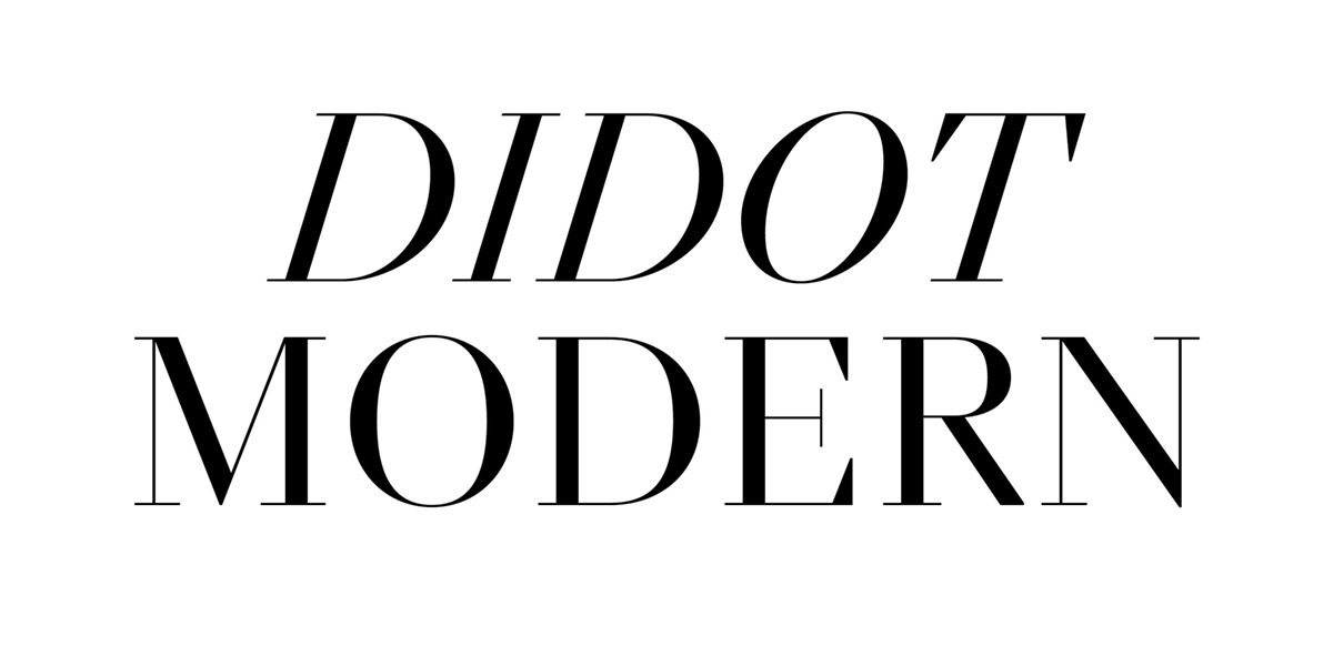 NN Didot Modern Regular Font preview