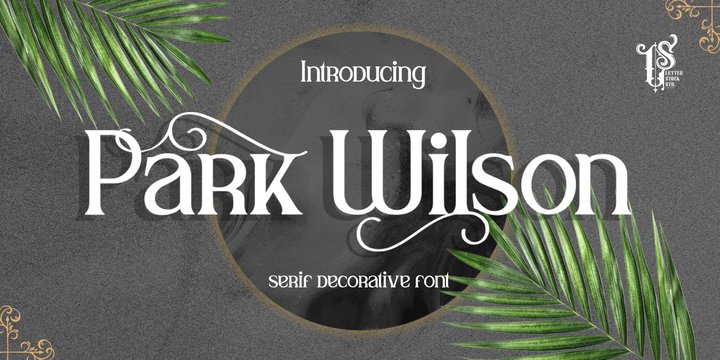 Parkwilson Font preview
