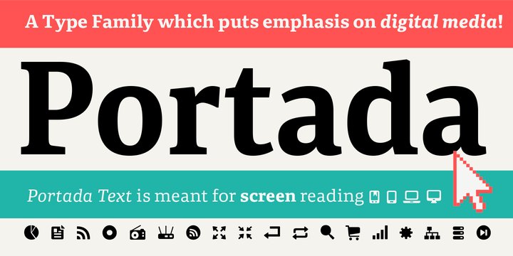 Portada Semi Bold Italic Font preview