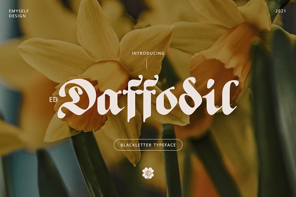 ED Daffodil Regular Font preview