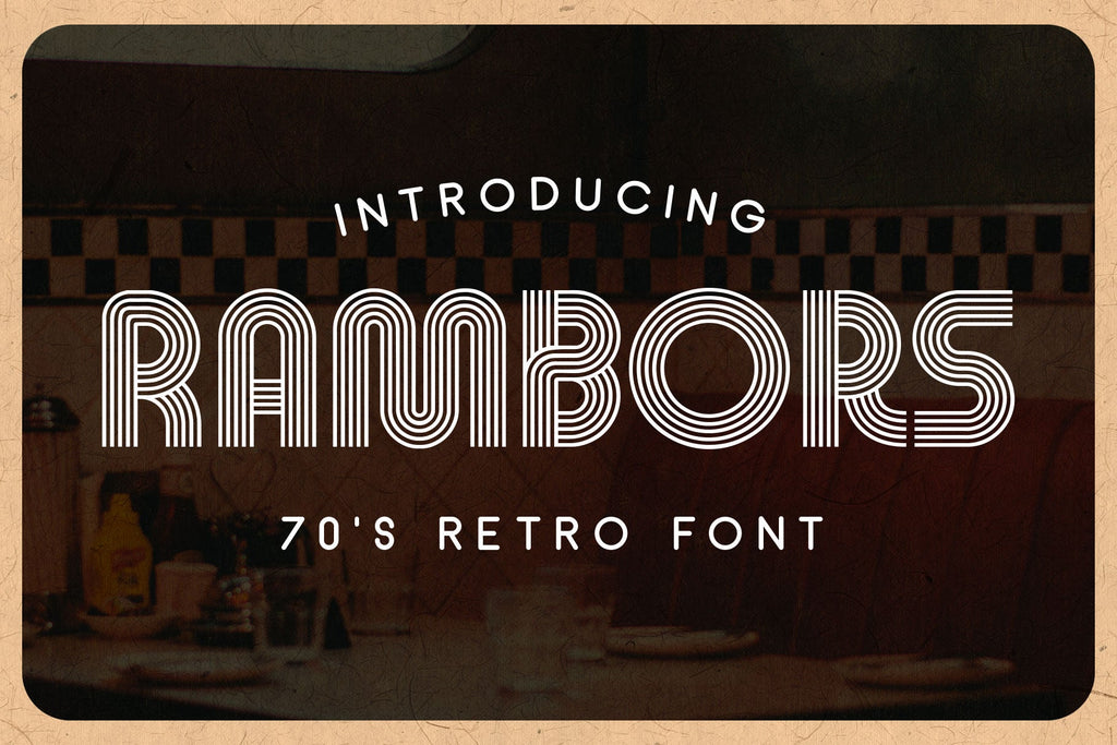 Rambors Font preview
