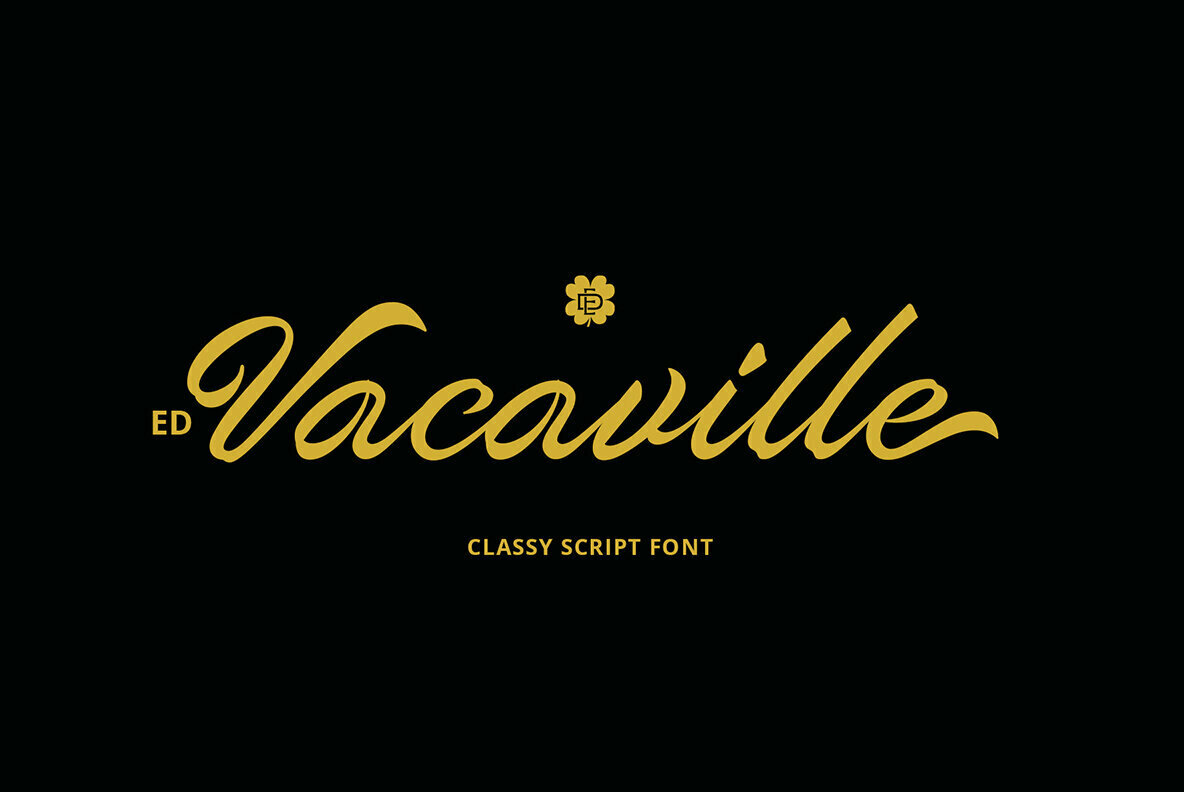 ED Vacaville Regular Font preview