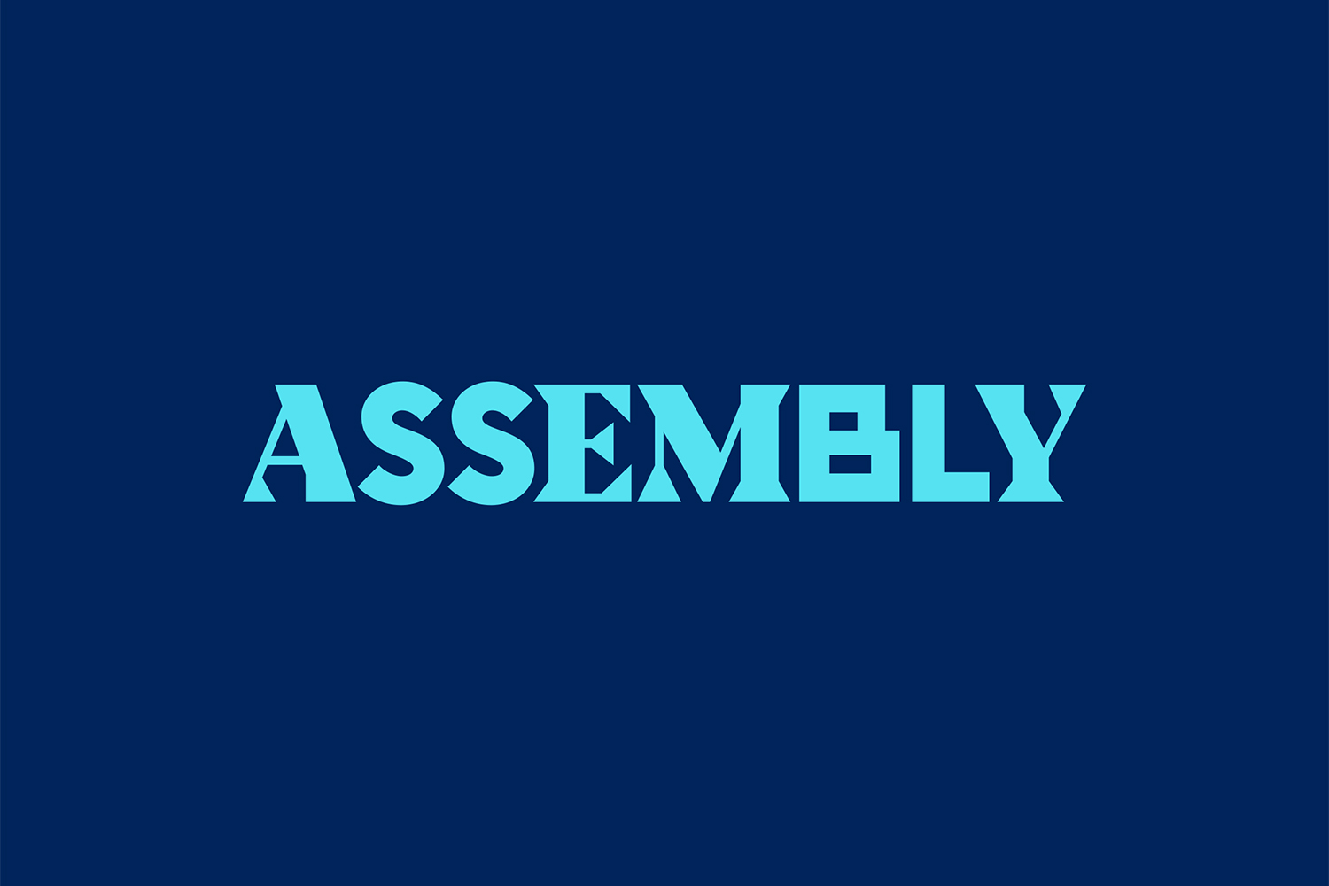 Assembly Font preview