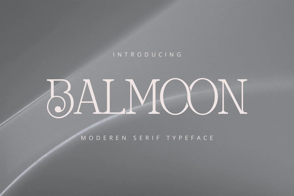 Balmoon Regular Font preview