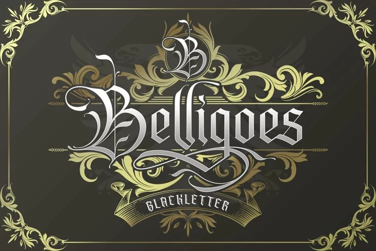Belligoes Font preview