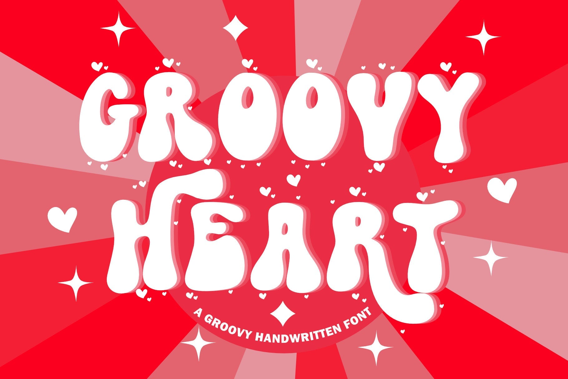 Groovy Heart Regular Font preview