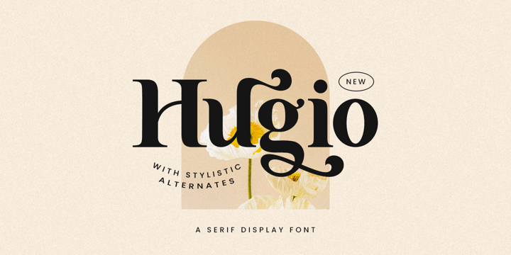 Hugio Regular Font preview