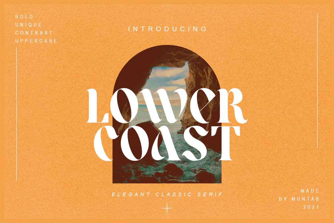 Lower Coast Font preview