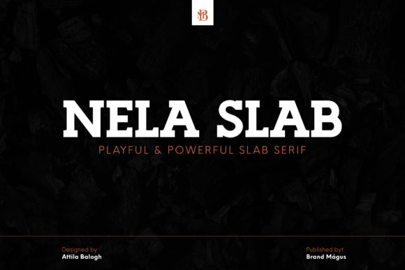 Nela Slab Italic Font preview