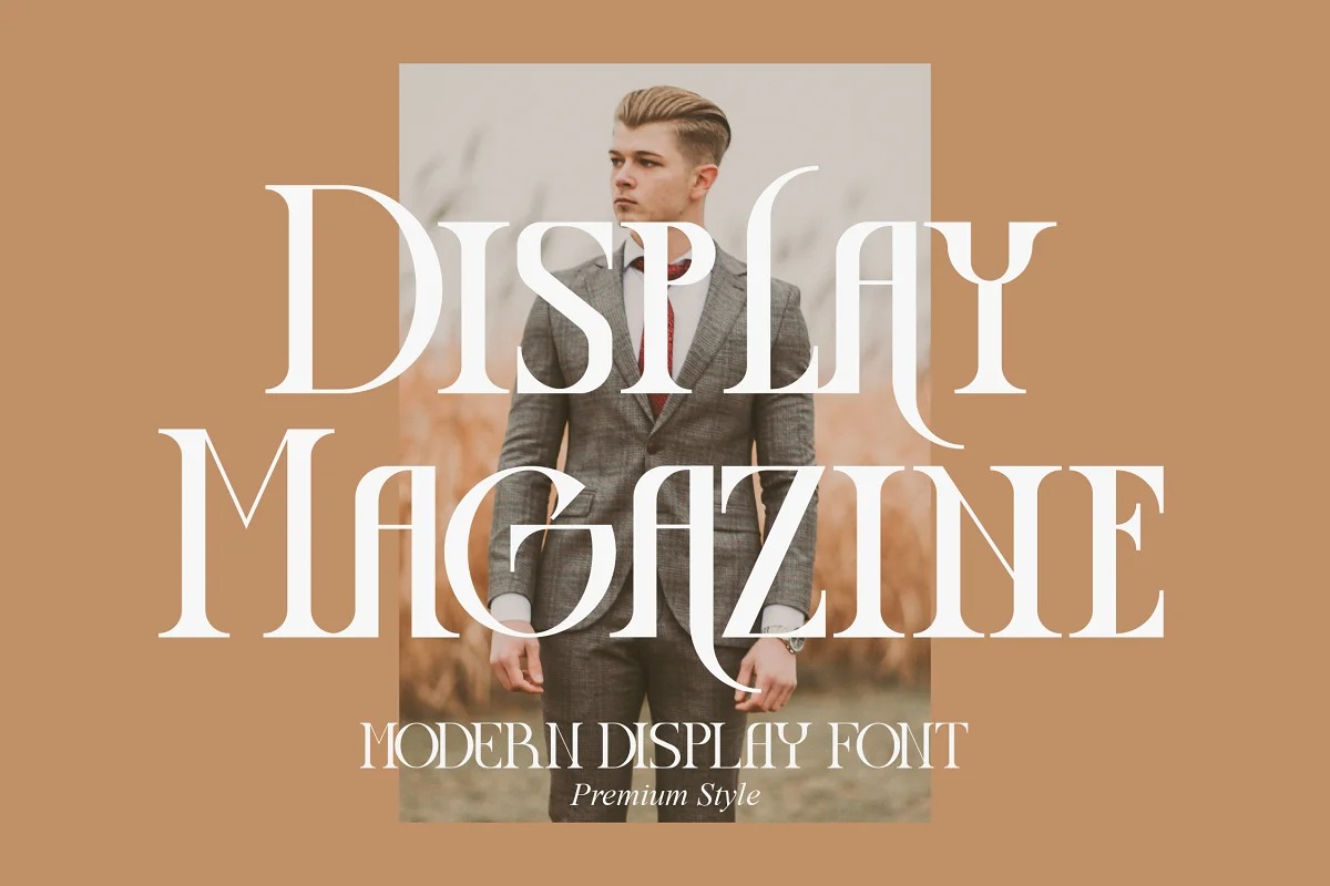 Display Magazine Italic Font preview