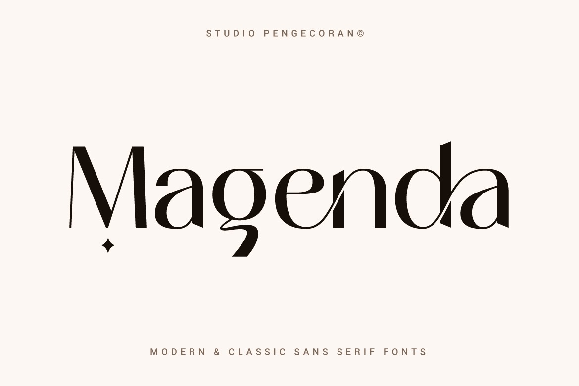 Magenda Regular Font preview