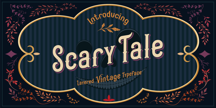 Scarytale Shadow Font preview