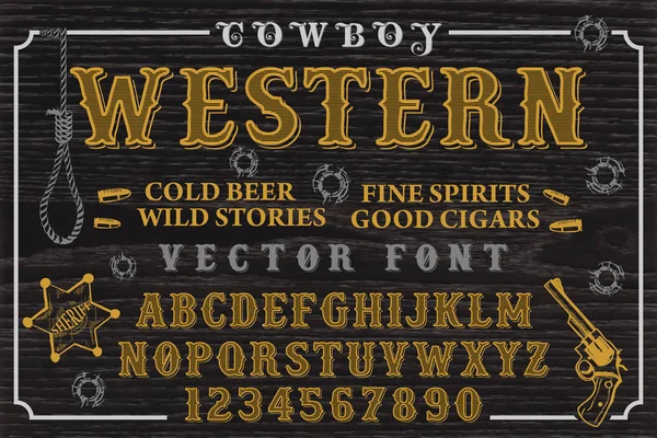 Western Regular Font preview