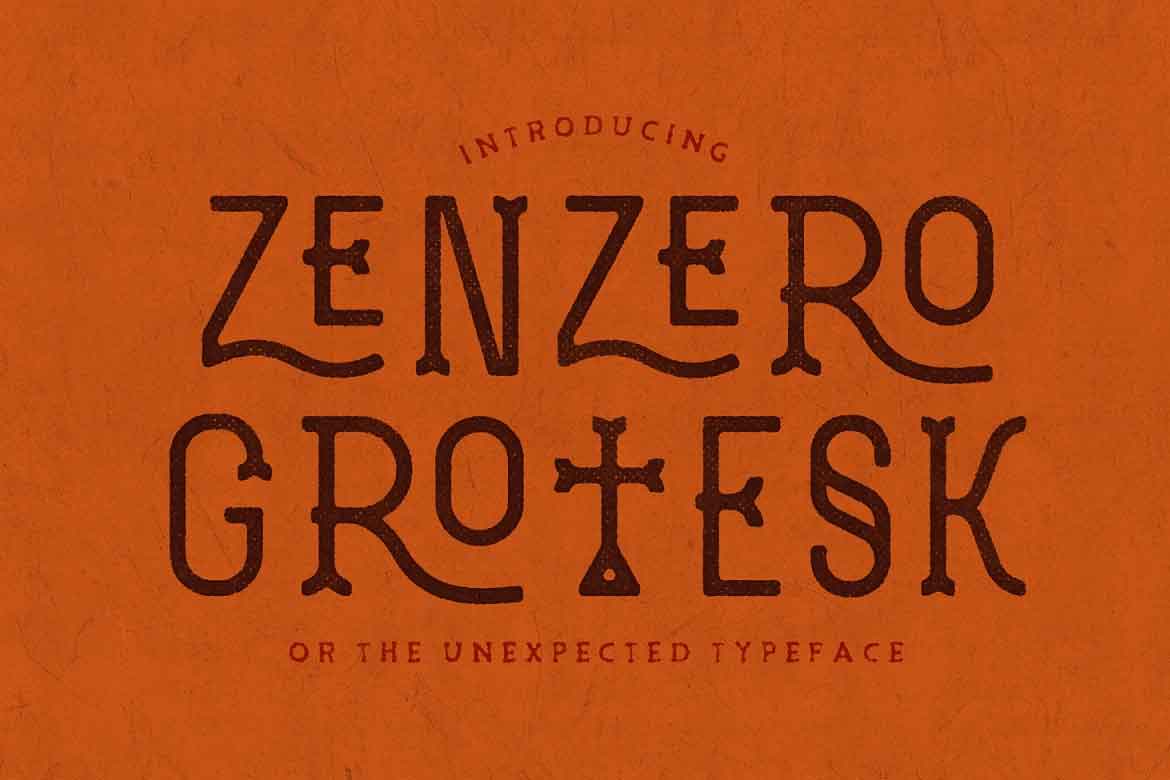 Zenzero Grotesk Font preview