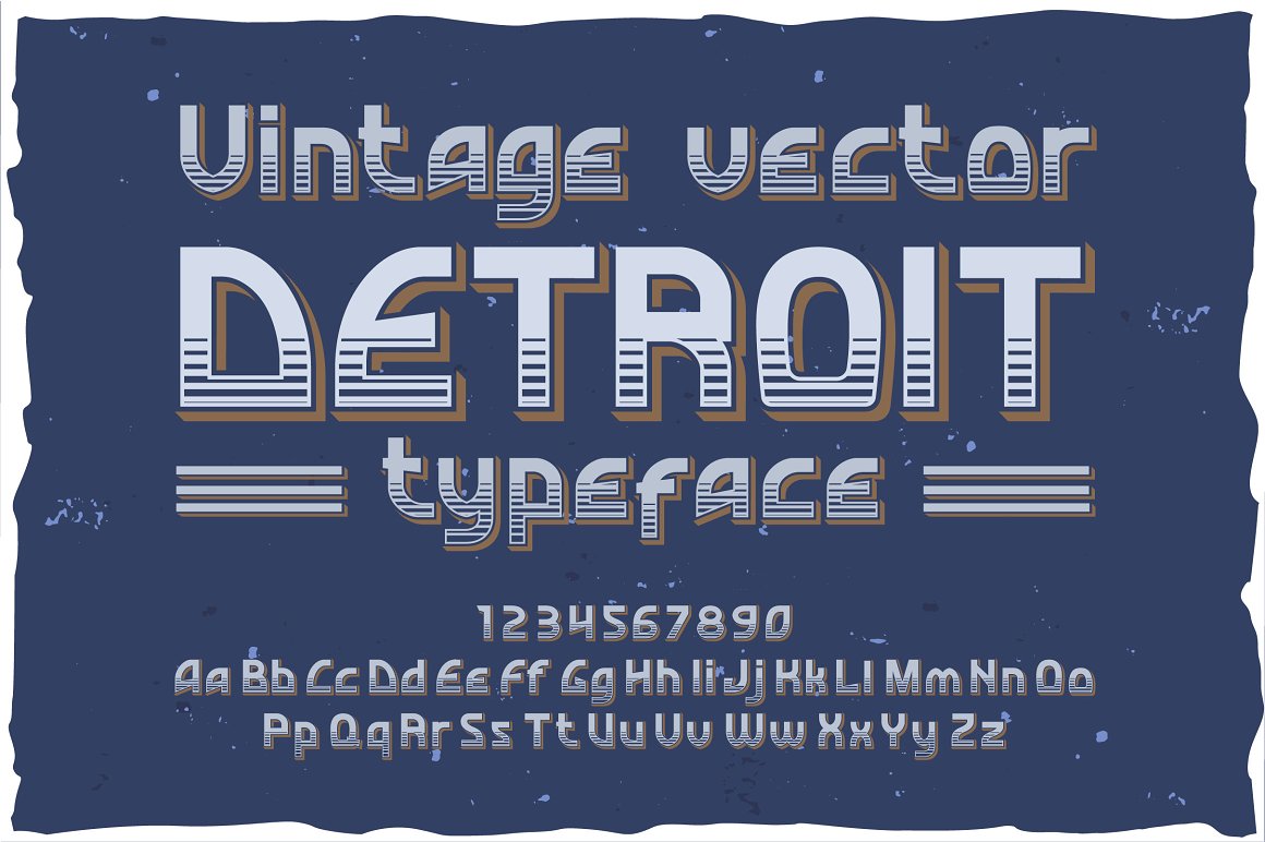 Detroit Regular Font preview