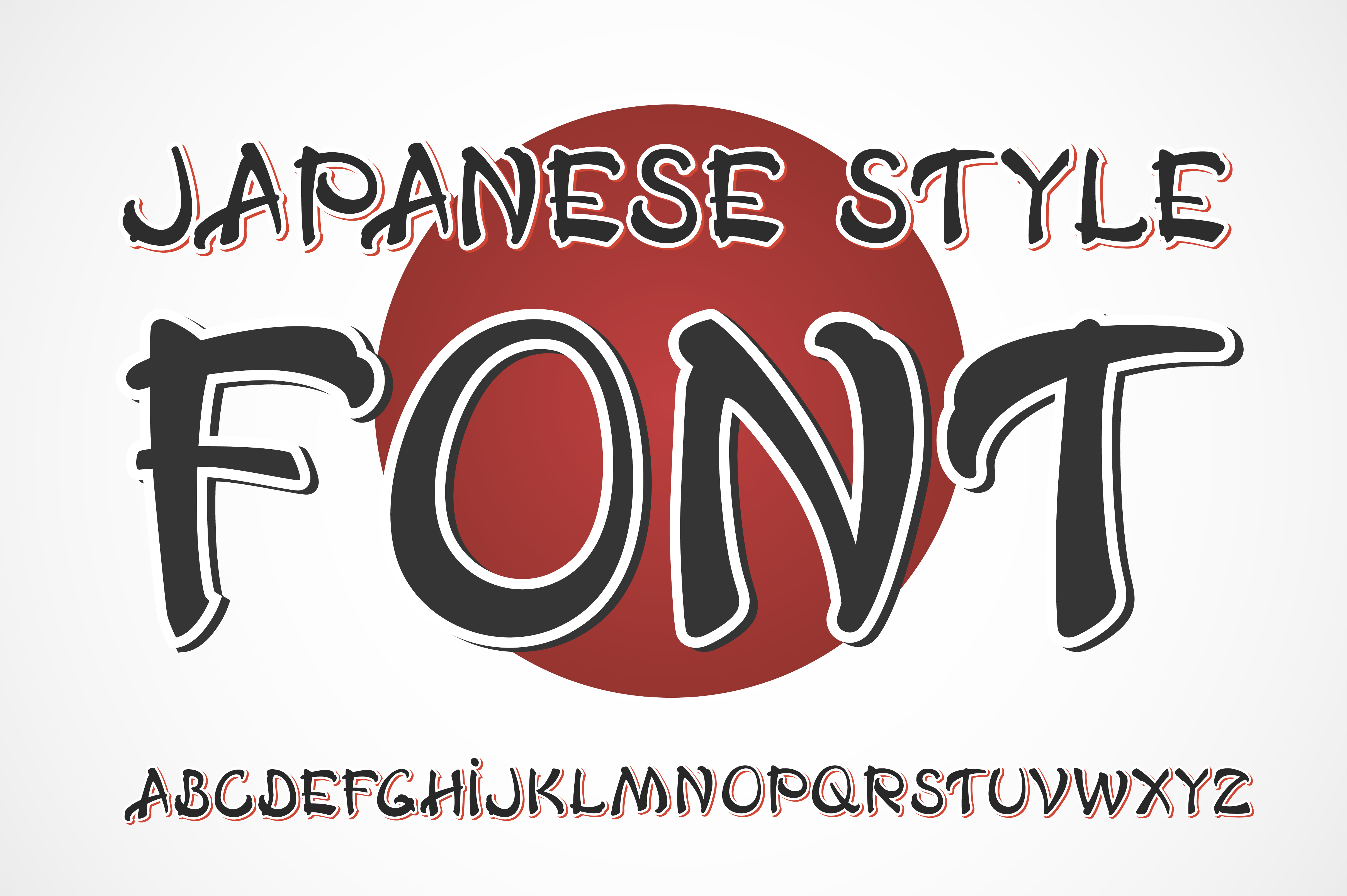 Japan Stylish Font preview