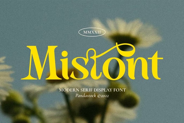 Mistont Font preview