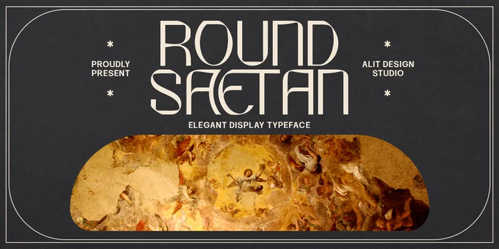 Round Saetan Regular Font preview