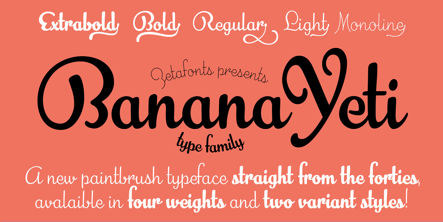 Banana Yeti Regular Font preview