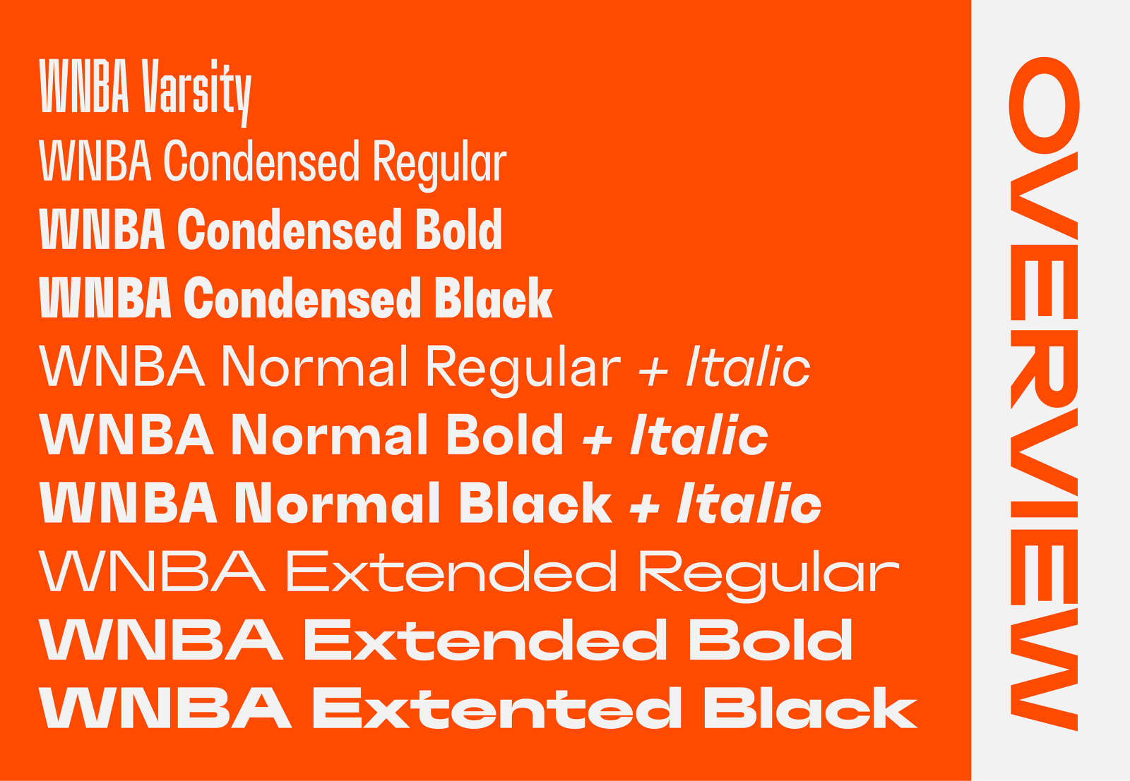 WNBA Bold Italic Font preview