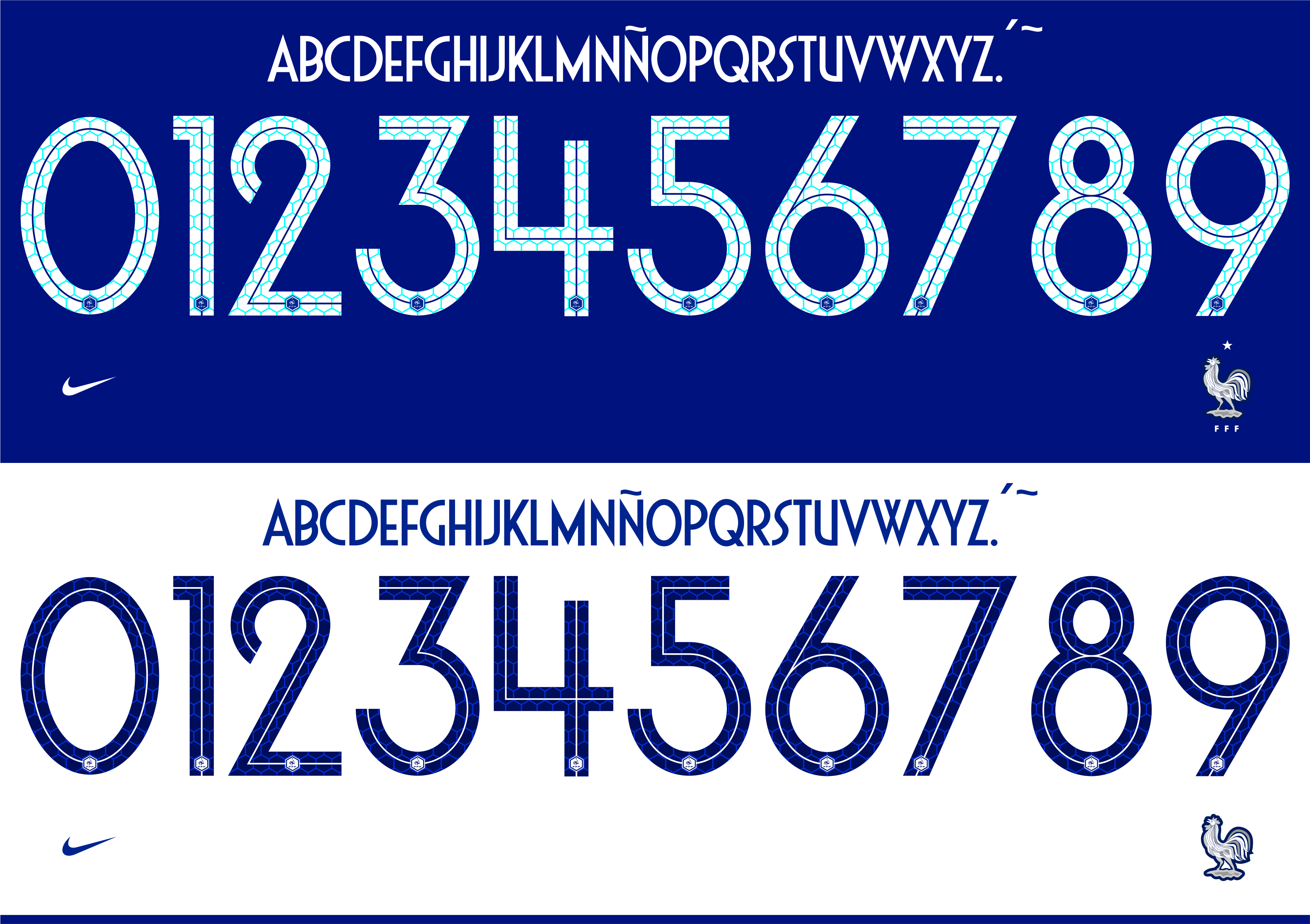 World Cup France 2018 Font preview