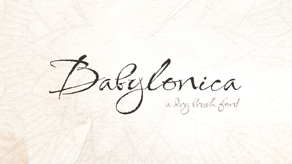 Babylonica Font preview