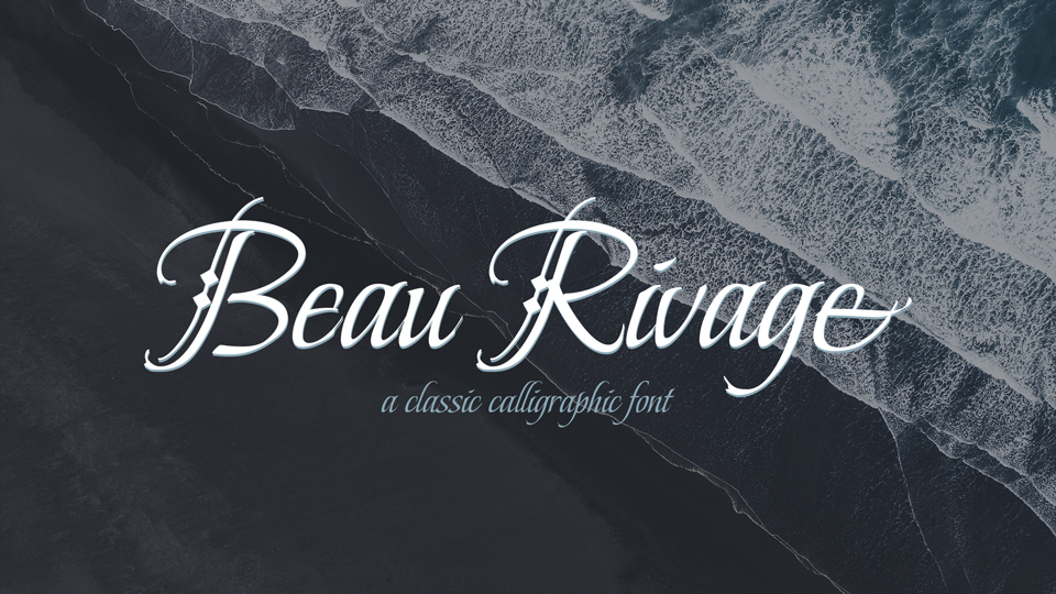 Beau Rivage Font preview