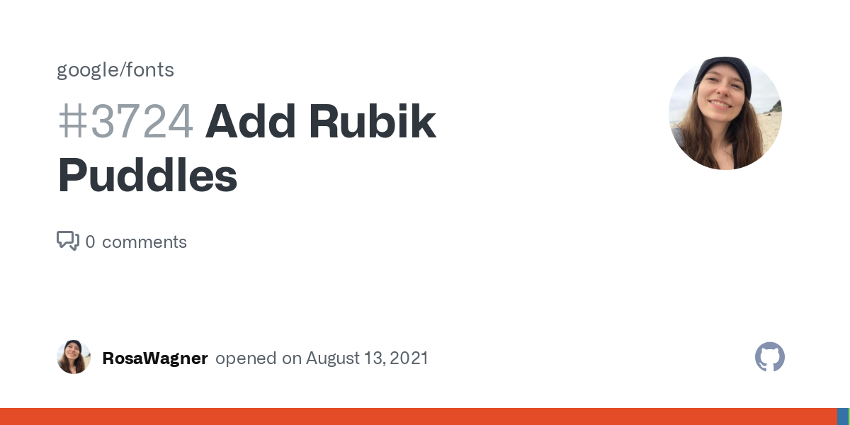 Rubik Puddles Regular Font preview