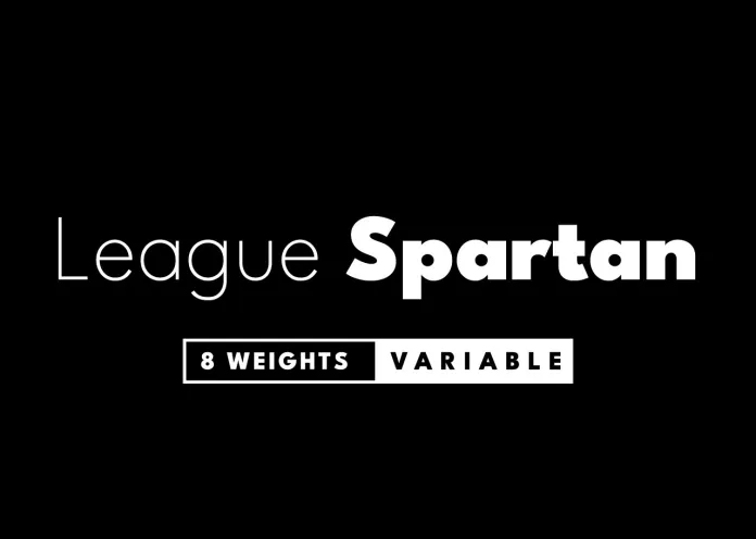 League Spartan Font preview