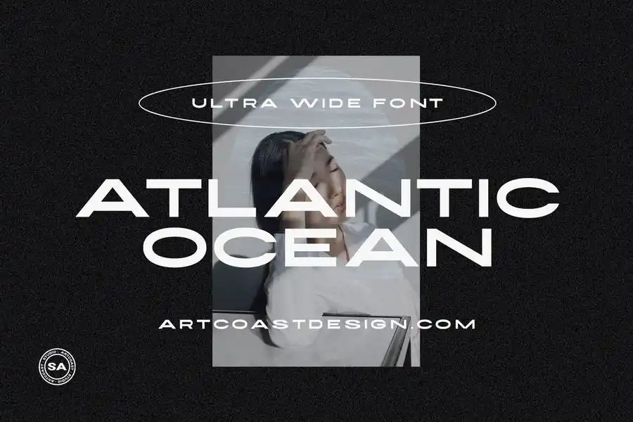 Atlantic Ocean Regular Font preview