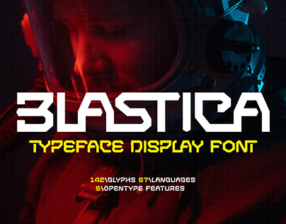 Blastica Display Font preview