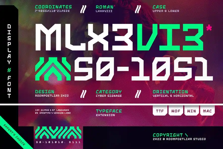 M-LX3VI3 Regular Font preview