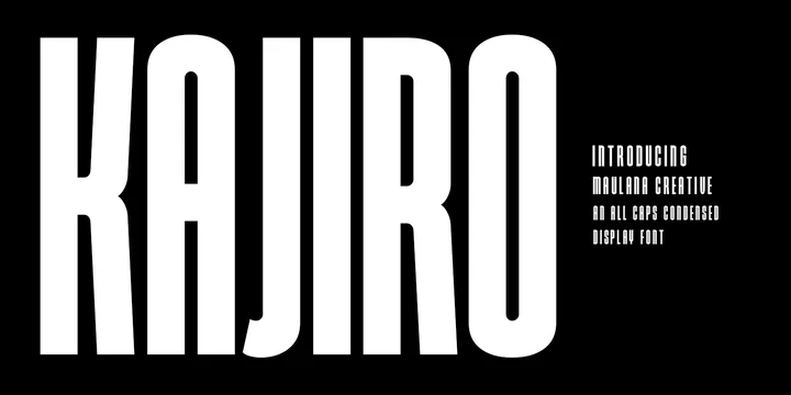 Kajiro Regular Font preview