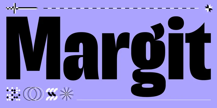 Margit Extra Bold Font preview