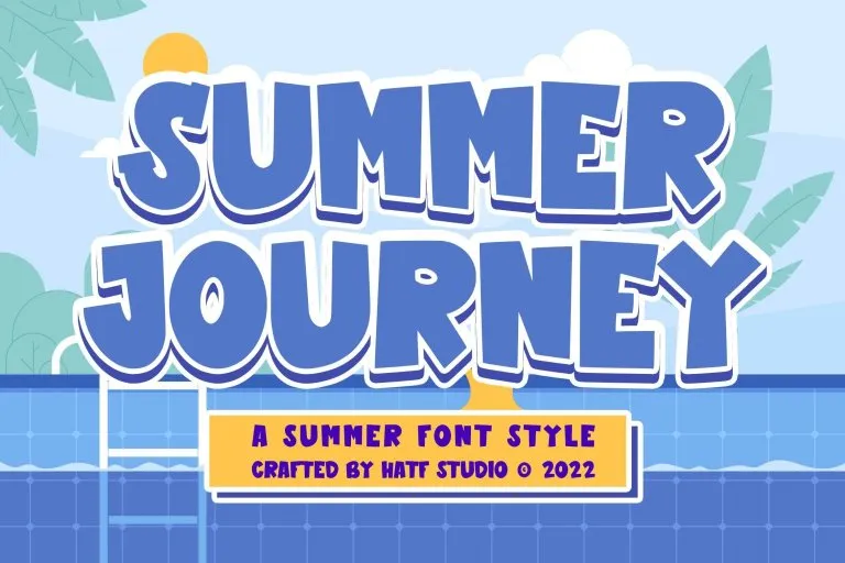 Summer Journey Font preview