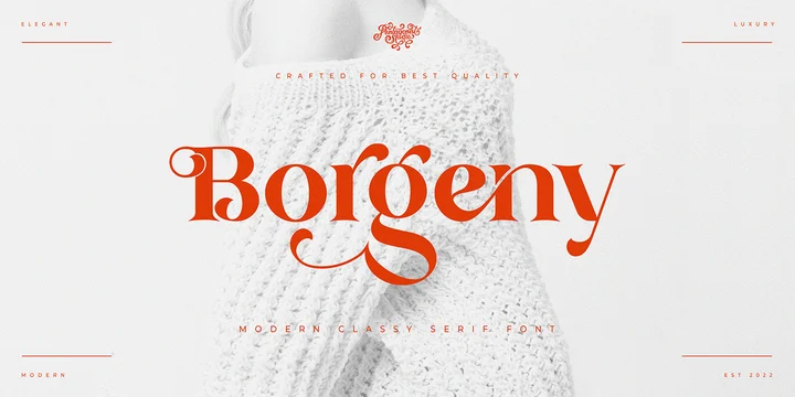 Borgeny Regular Font preview
