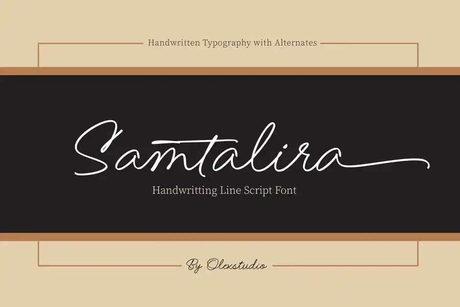 Samtalira Font preview