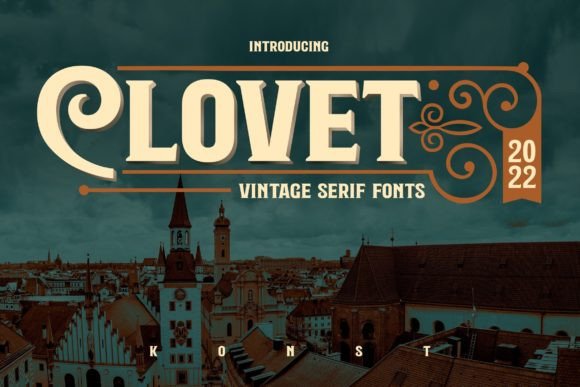 Clovet Font preview
