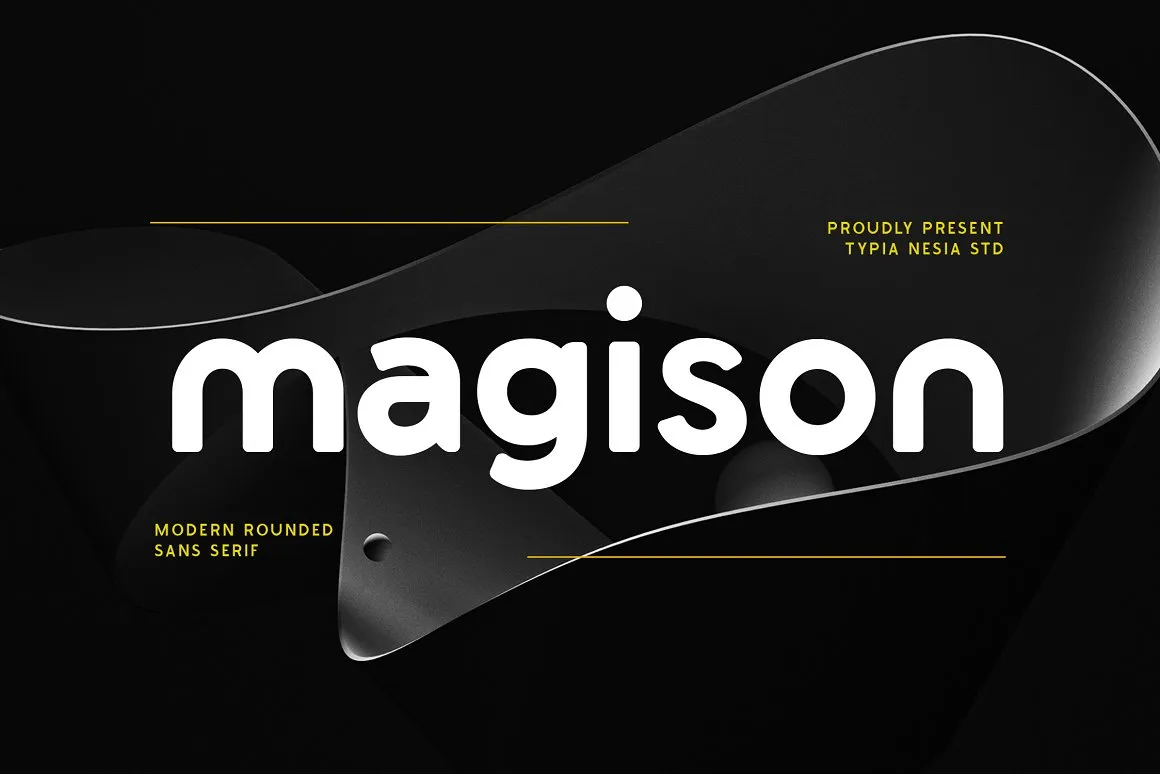 Magison Font preview
