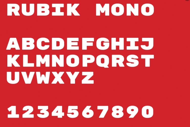 Rubik Marker Hatch Regular Font preview