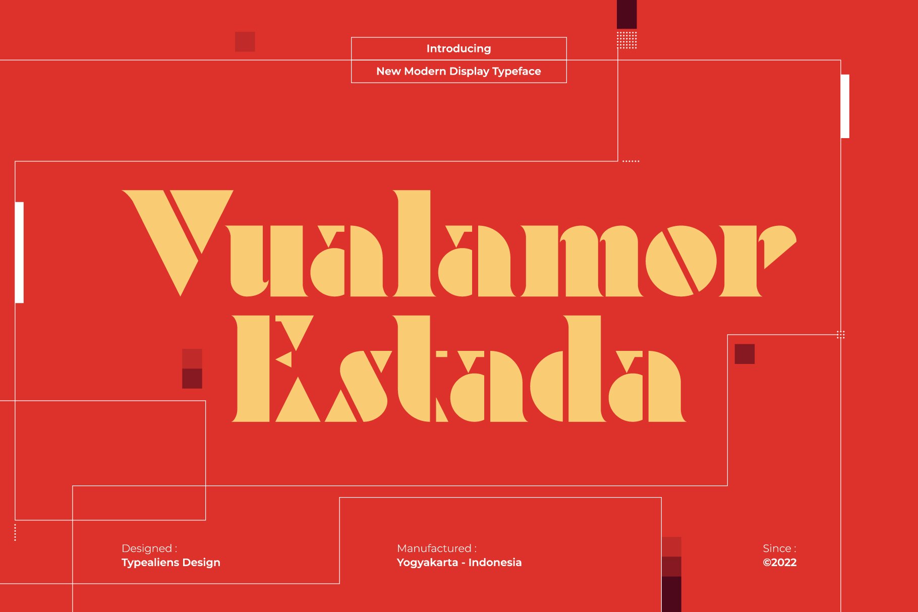 Vualamor Estada Font preview