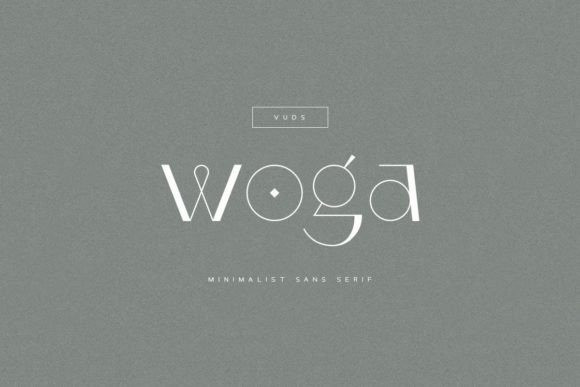 Woga Font preview